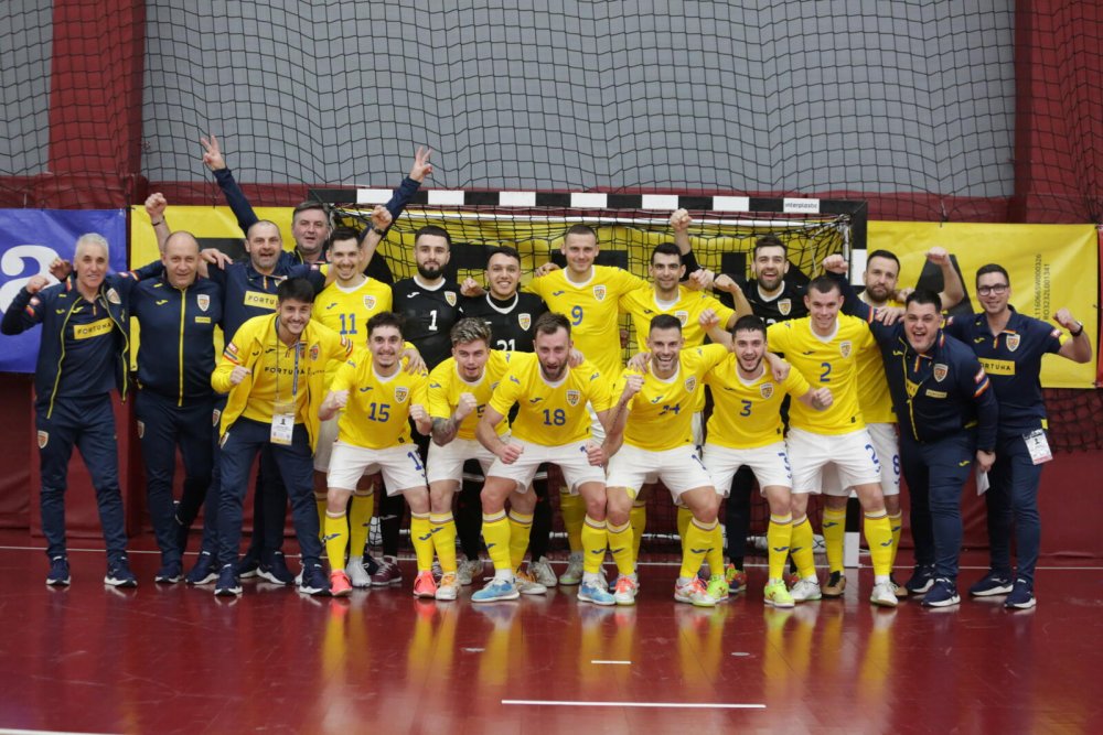 Victorie spectaculoasă pentru echipa naţională de futsal a României - futsal-romania-1678117558.jpg