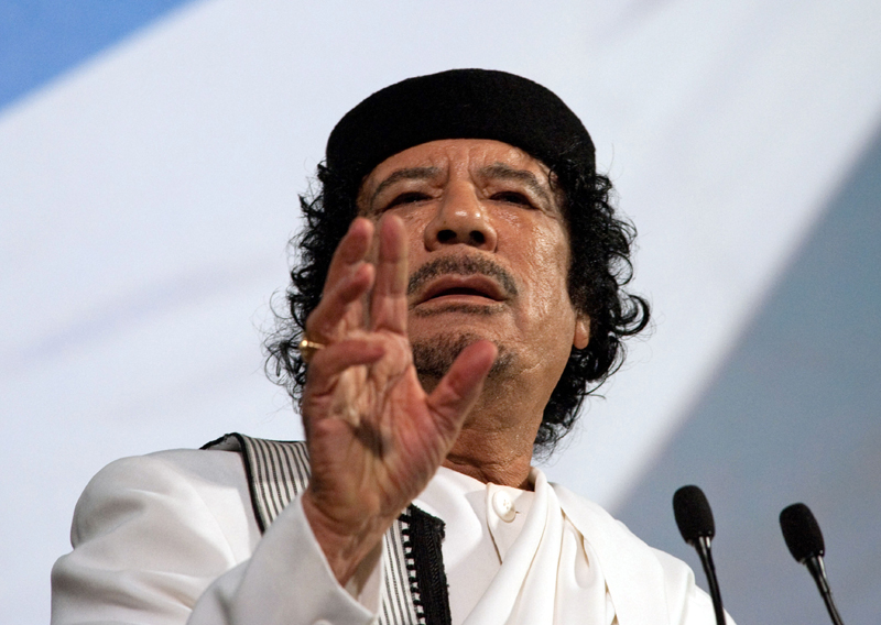 Sfârșitul colonelului Ghadafi este 