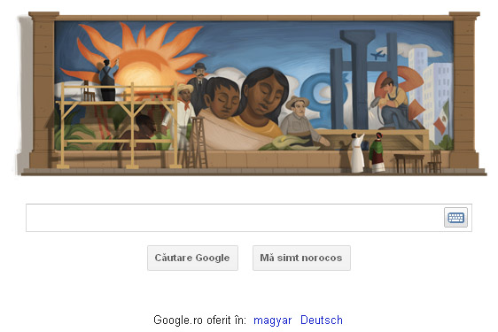 Logo special Google, dedicat pictorului Diego Rivera - google-1323338177.jpg