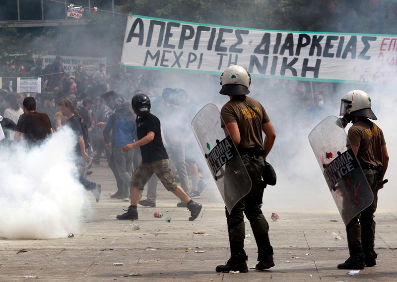 Grecia, la capătul puterilor: 