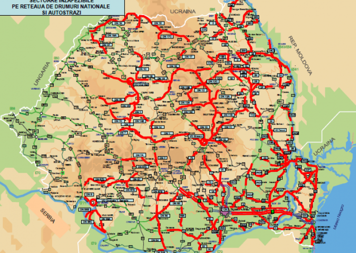 Soluție după buget: hartă cu drumurile din România ce pot fi închise până la topirea zăpezii - hartaro08577900-1351425821.jpg