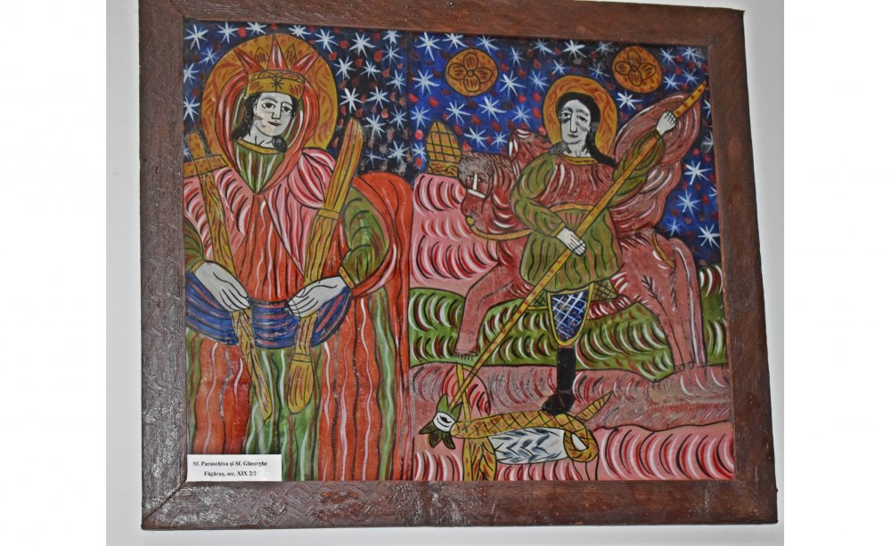Admiraţi icoana sfinţilor Paraschiva şi Gheorghe la Muzeul de Artă Populară! - icoana2-1621779614.jpg