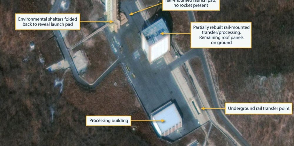 Imagini prin satelit. Coreea de Nord reconstruiește o bază de lansare a rachetelor - imagini-1551905817.jpg