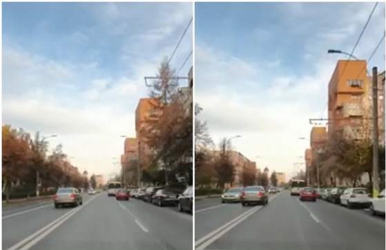 VIDEO INCREDIBIL! Un șofer este filmat cum gonește pe contrasens și lovește o mașină - img-1574150283.jpg