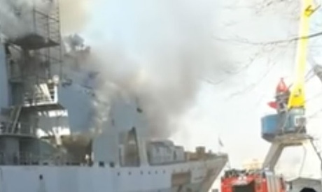 Incendiu la bordul unui distrugător rusesc - incendiulabordulunuidistrugatorr-1518954727.jpg