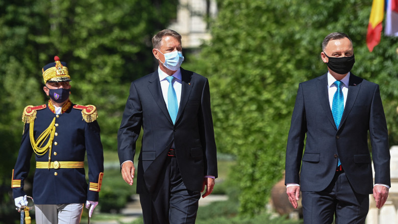 Klaus Iohannis și președintele Poloniei vor prezida Summitul B9 - iohannisduda-1620658362.jpg
