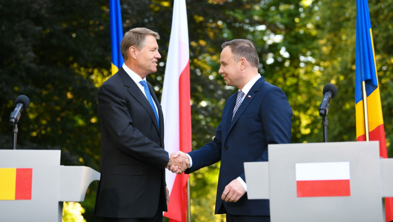 Klaus Iohannis îl primește marți, la Cotroceni, pe președintele Poloniei - iohannisvizita-1647885633.jpg