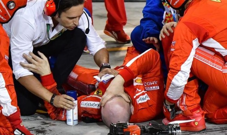 Incident grav în Formula 1! Mecanic lovit cu mașina de pilotul Kimi Raikkonen - kimi-1523265594.jpg