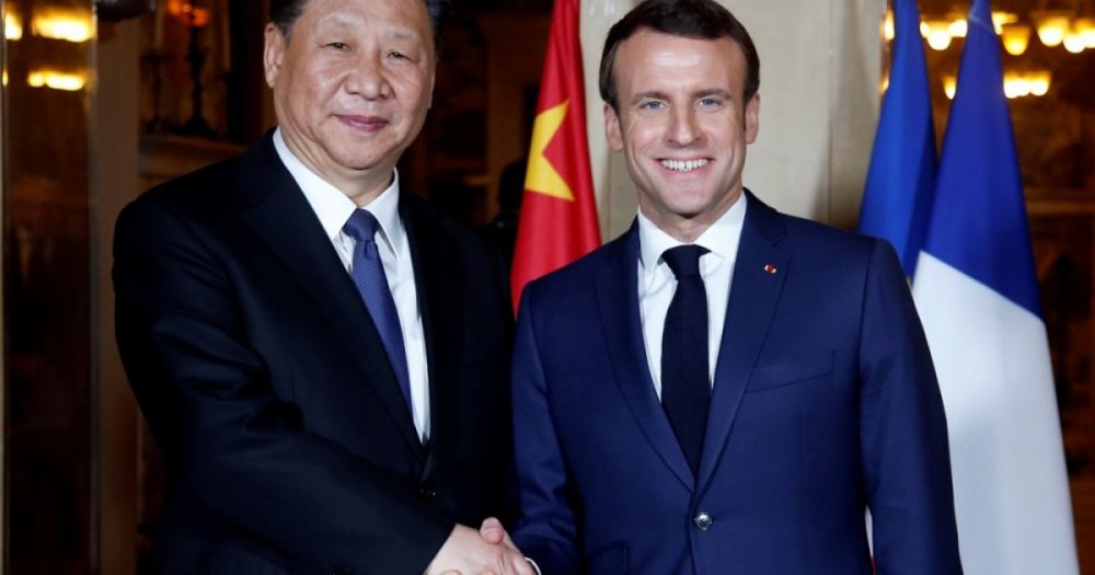 Macron, Merkel și Juncker încearcă să demonstreze unitatea europeană în fața Chinei - macron-1553645798.jpg