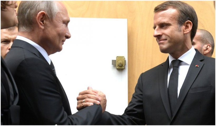 Putin l-a felicitat pe Macron pentru victoria în fața lui Le Pen - macron-1650877519.jpg