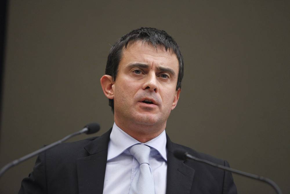 Premierul francez Manuel Valls: 
