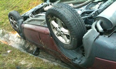 Accident rutier la Constanța! Două victime, după ce o mașină s-a răsturnat - masinarasturnata-1667656004.jpg