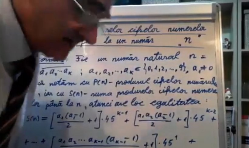 Un profesor de Matematică din Focşani a descoperit o formulă de calcul inedită: 