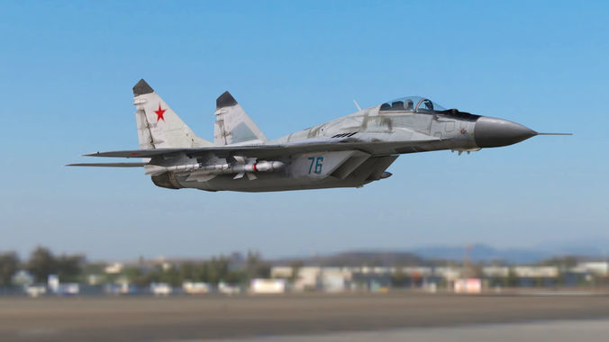Un avion militar MiG-29 s-a prăbușit. Pilotul a murit - mig29fulcrumrussianairforce3dmod-1530866404.jpg