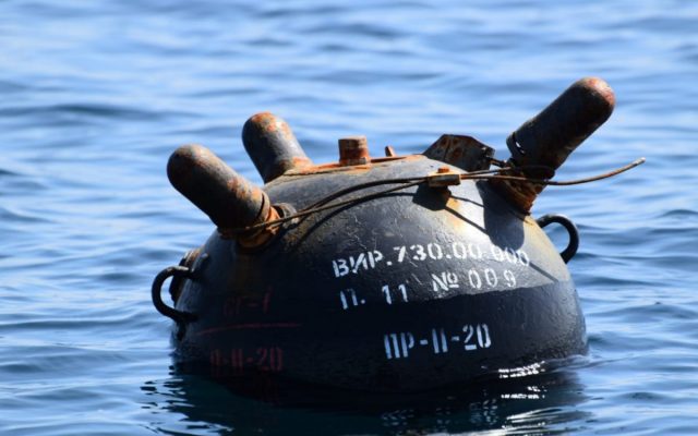 Alertă pe brațul Chilia Veche! Autoritățile sunt în căutarea unei posibile mine marine - mina-marina-1712572708.jpg