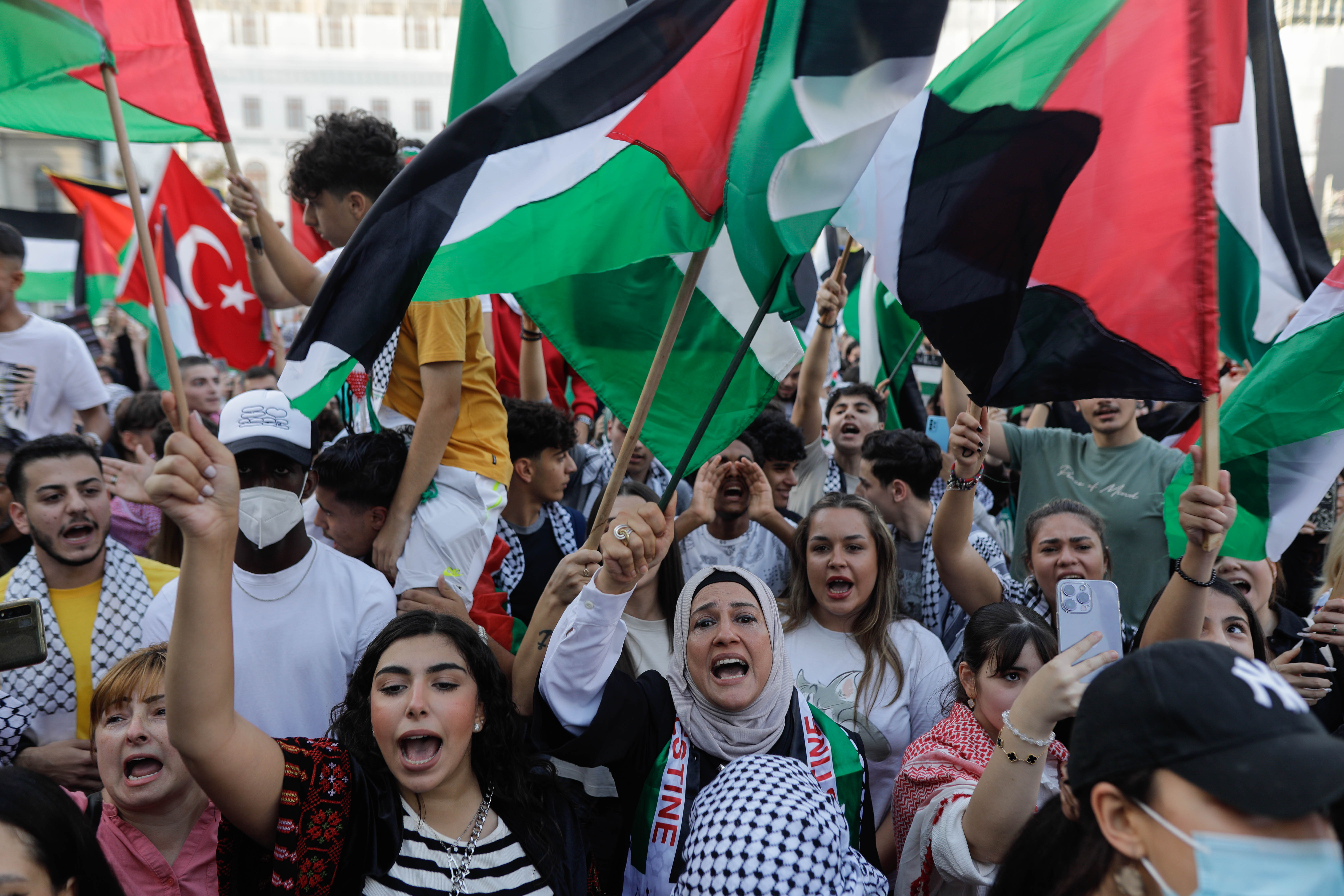 Miting şi marş pro-palestinian în Capitală - miting-1705160477.jpg