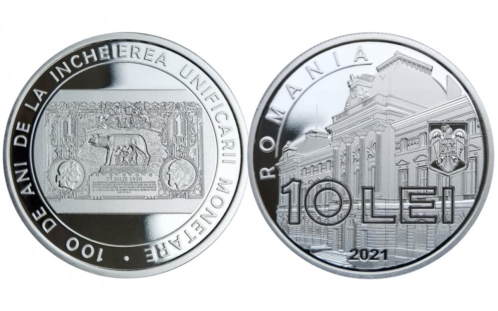 Monedă din argint dedicată centenarului unificării monetare - monedacopy-1616178017.jpg