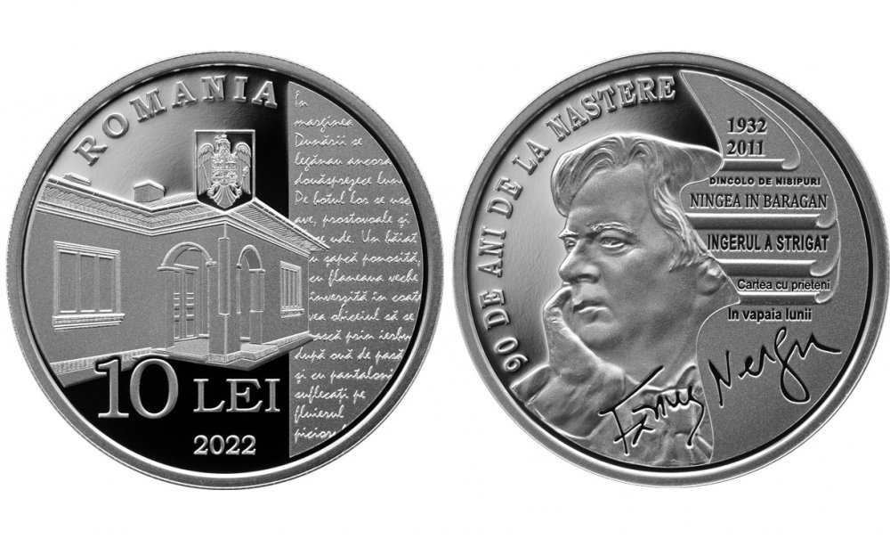 Monedă din argint dedicată scriitorului Fănuș Neagu - monedadinargintdedicatascriitoru-1670775967.jpg