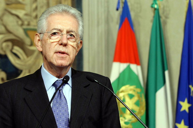 Europenii îl susțin pe Mario Monti împotriva lui Silvio Berlusconi - monti-1355498727.jpg