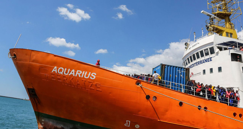 Nava umanitară Aquarius, probleme cu justiția italiană - nava-1542727701.jpg