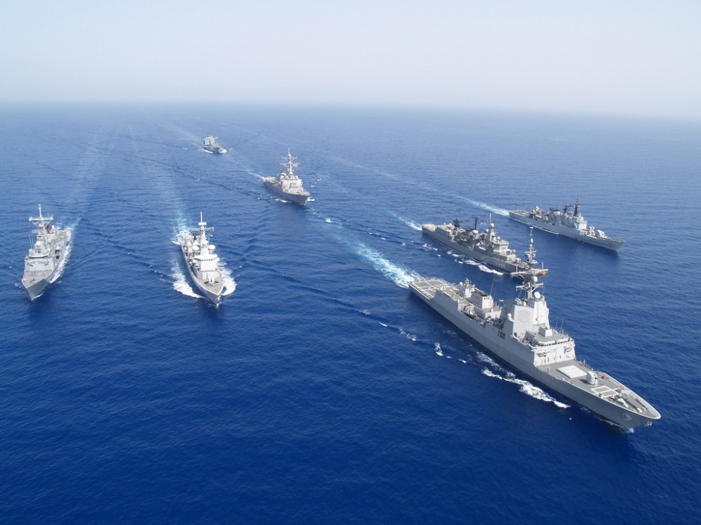 Exercițiu militar în vestul Mării Negre, cu nave din România, Bulgaria, SUA, Grecia, Italia - nave-1404483181.jpg