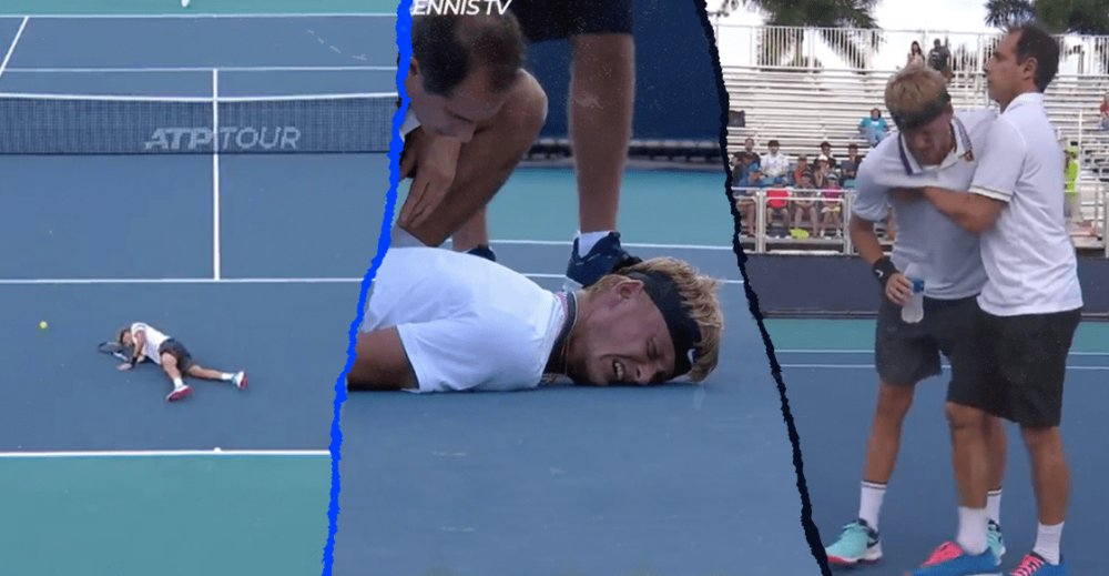 Imagini de coșmar la turneul de la Miami. Un tenisman s-a prăbușit pe teren - nicolakuhncalambresmastersmilmia-1553158458.jpg
