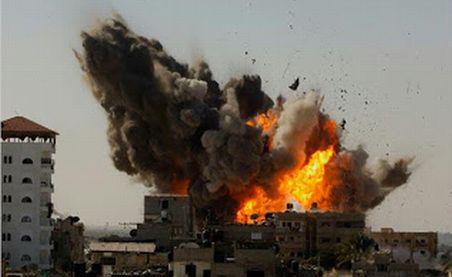 40 de palestinieni uciși în bombardamentele israeliene dintr-un cartier din orașul Gaza - numeroaserachetelansatespreisrae-1405863718.jpg