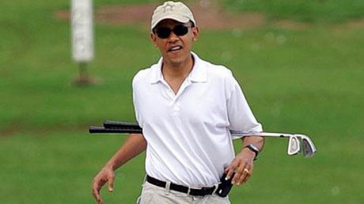 Panică la Casa Albă: Două avioane interceptate unde juca golf Barack Obama - obamagolf1467350c158264400-1361102771.jpg