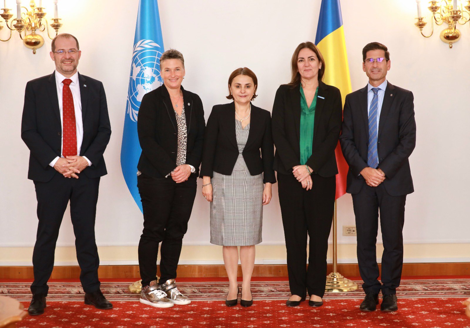 Reprezentanţii agenţiilor ONU în România, primiţi de ministrul Afacerilor Externe - odobescu-vizita-1697476636.jpg
