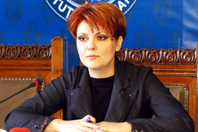 Ministrul Muncii, Lia Olguța Vasilescu: 