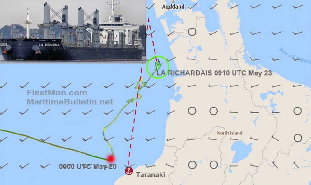 O navă a rămas în derivă în Pacificul de Sud - onavaaramasinderiva-1653312692.jpg