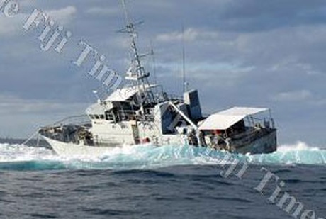 O navă de patrulare din Fiji a eșuat pe un recif - onavadepatrulare-1468938904.jpg