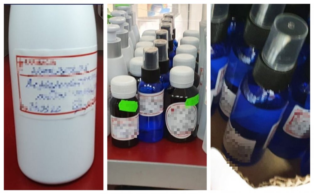 Polițiștii au confiscat sute de litri de substanță dezinfectantă posibil falsificată - ordo-1586008627.jpg