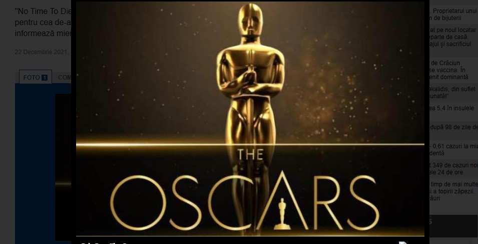A fost anunțată lista scurtă la premiile Oscar 2022 - oscar-1640531591.jpg