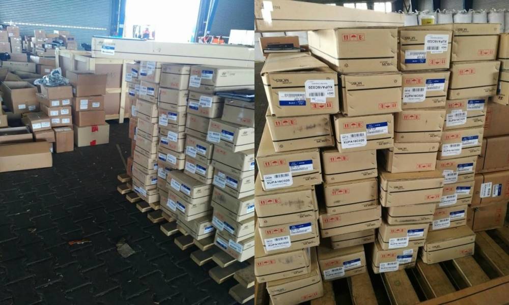 Mii de piese auto contrafăcute, confiscate în Portul Constanța Sud Agigea - piese-1488537063.jpg