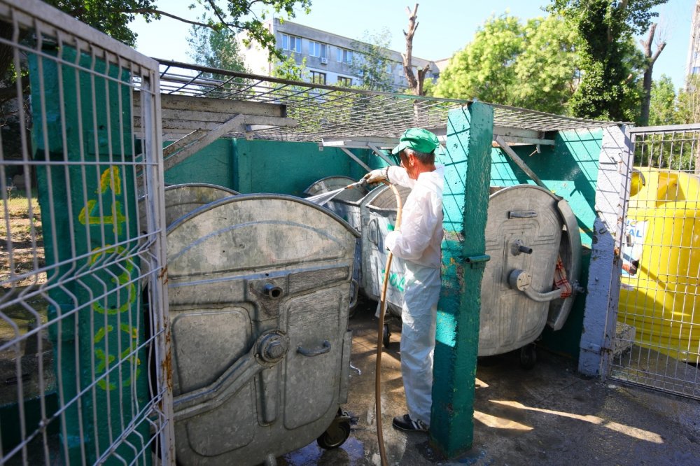 Platformele de deșeuri din Constanța, dezinfectate permanent - platformelededeseuri1-1598984138.jpg