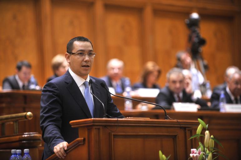 Guvernul Ponta a trecut de Parlament! 402 voturi 