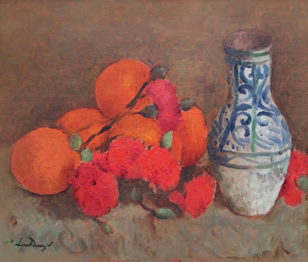 Portocalele şi garoafele lui Ştefan Luchian, pe simezele Muzeului de Artă - portocale-1610893660.jpg