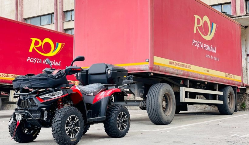 Poșta Română va livra colete cu ATV-ul în zonele greu accesibile. Ce judeţe sunt vizate - postra-1664199596.jpg