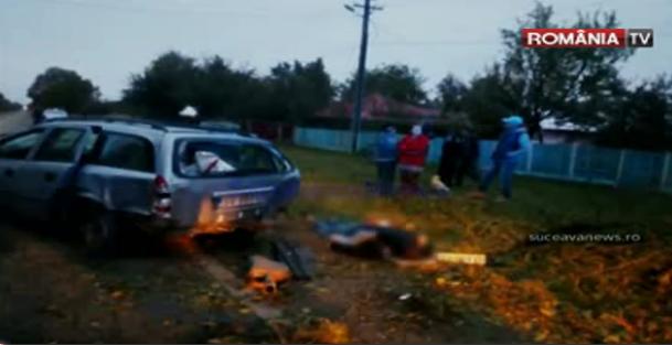 VIDEO. TRAGEDIE RUTIERĂ / Bărbat mort pe loc, fiul său este rănit grav, după ce mașina lor a rupt un pom - print-1477118755.jpg
