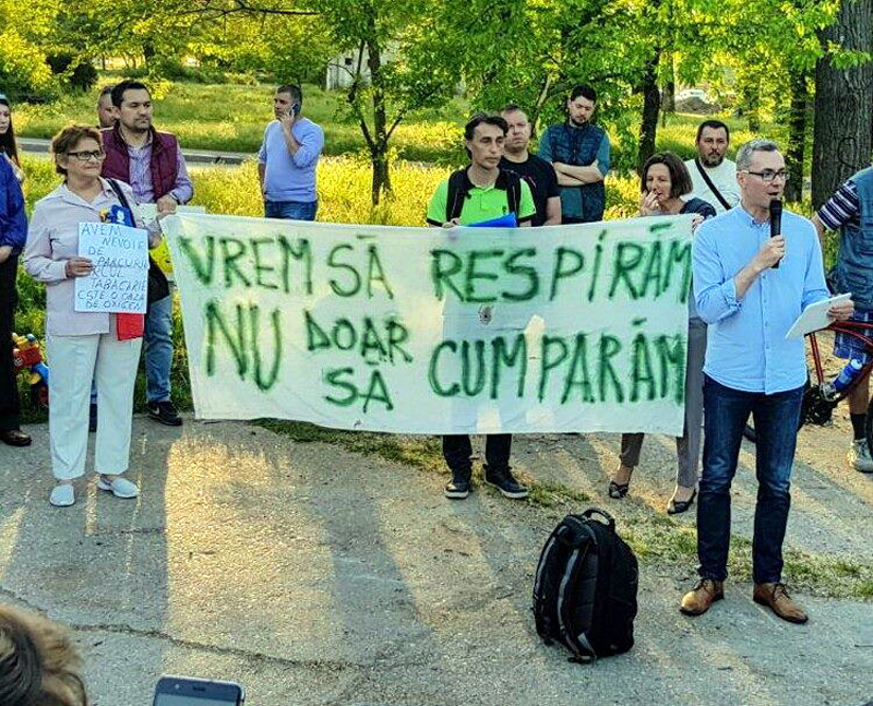 USR nu se lasă și organizează un nou protest pentru salvarea parcului Tăbăcăriei - protestusr-1525785044.jpg