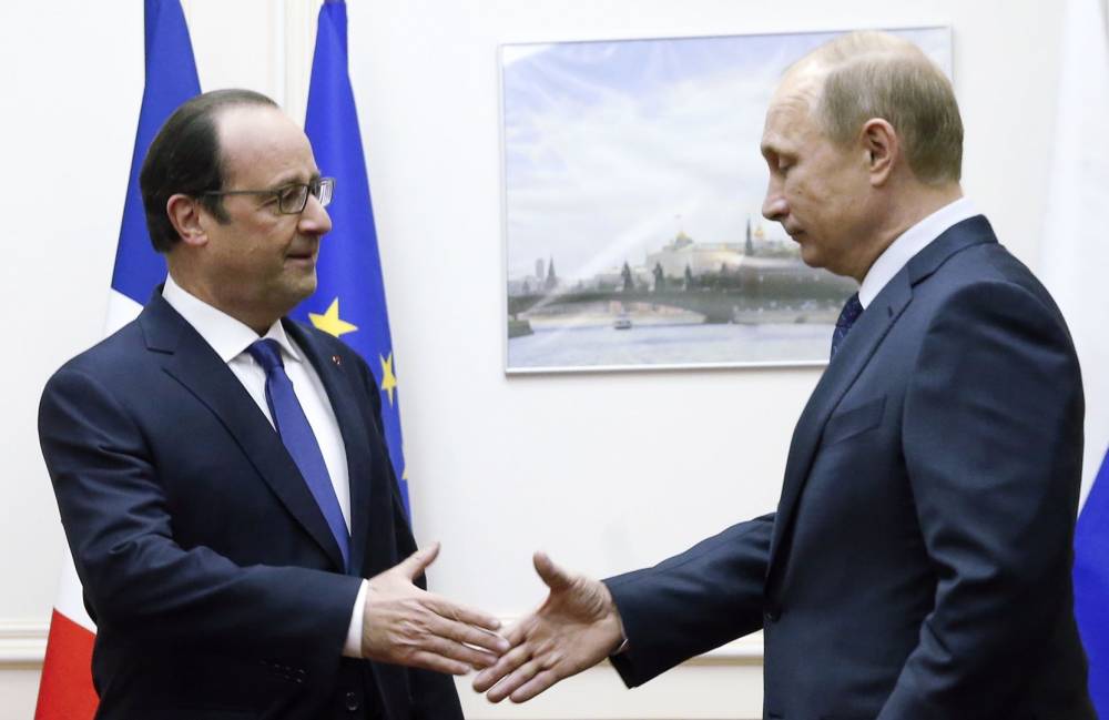 Întâlnire Hollande-Putin, înaintea unui summit dedicat Ucrainei - putinhollande1-1443785752.jpg