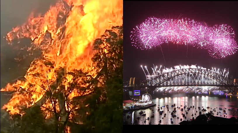 Australia, între focuri de artificii și incendii devastatoare, la intrarea în 2020 - q-1577805263.jpg