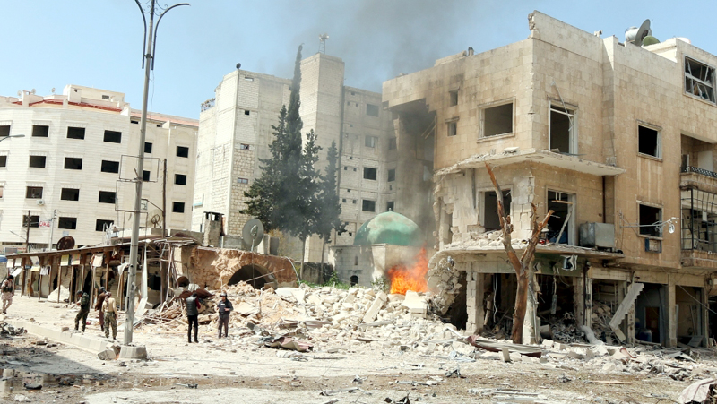 Raiduri aeriene soldate  cu aproape 50 de morți, în Siria - raiduri-1473598137.jpg
