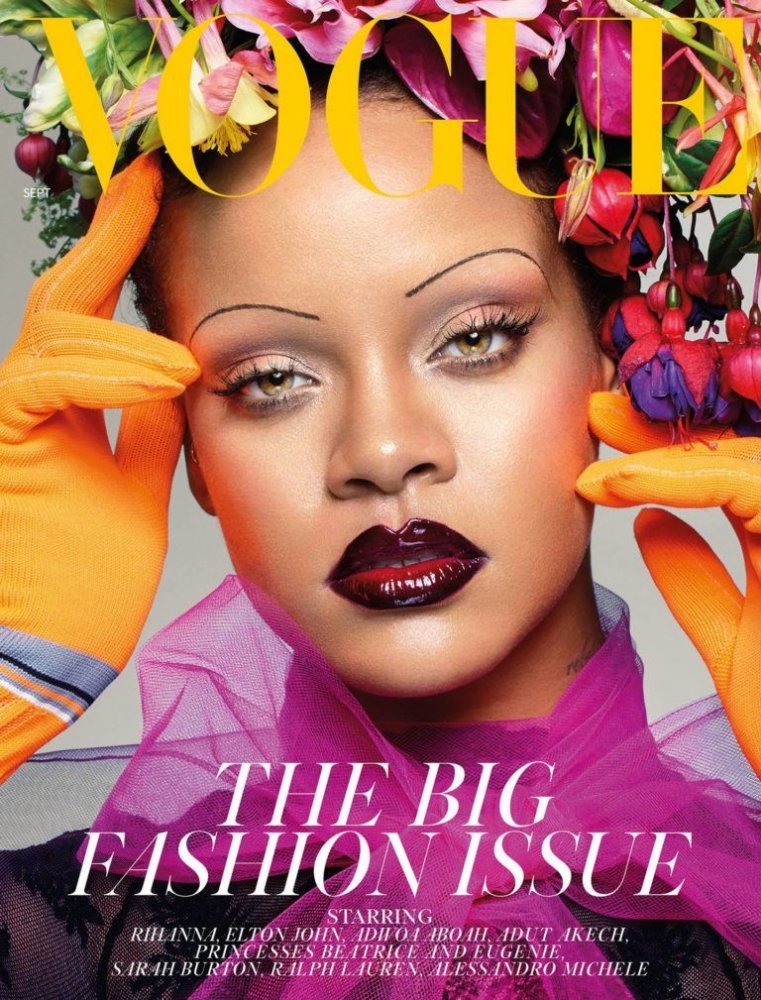 Rihanna angajează modele care-i seamănă ca să testeze stiluri de sprâncene pentru ea - rihannavogue768x1009-1544444257.jpg