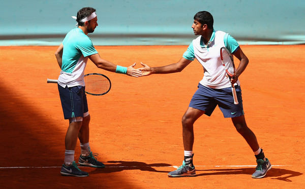 Tenis, Roland Garros / Mergea și Bopanna s-au calificat în turul 2 al probei de dublu masculin - rohanbopannaflorinmergea1-1464188093.jpg