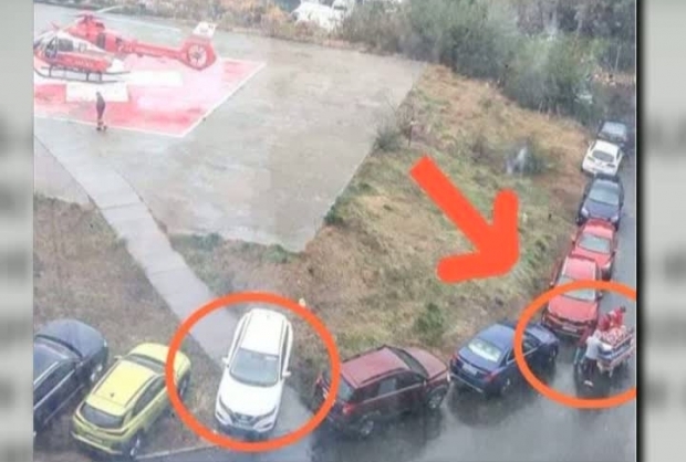 Un șofer din Constanța a blocat heliportul Spitalului Județean. Pacientul, transportat pe brațe - screenshot45578900-1542202126.jpg