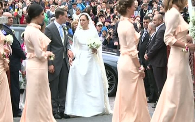 FOTO. Nuntă regală la Sinaia. Nicolae, nepotul Regelui Mihai, se cunună religios cu Alina Binder - screenshot477994900-1538308775.jpg