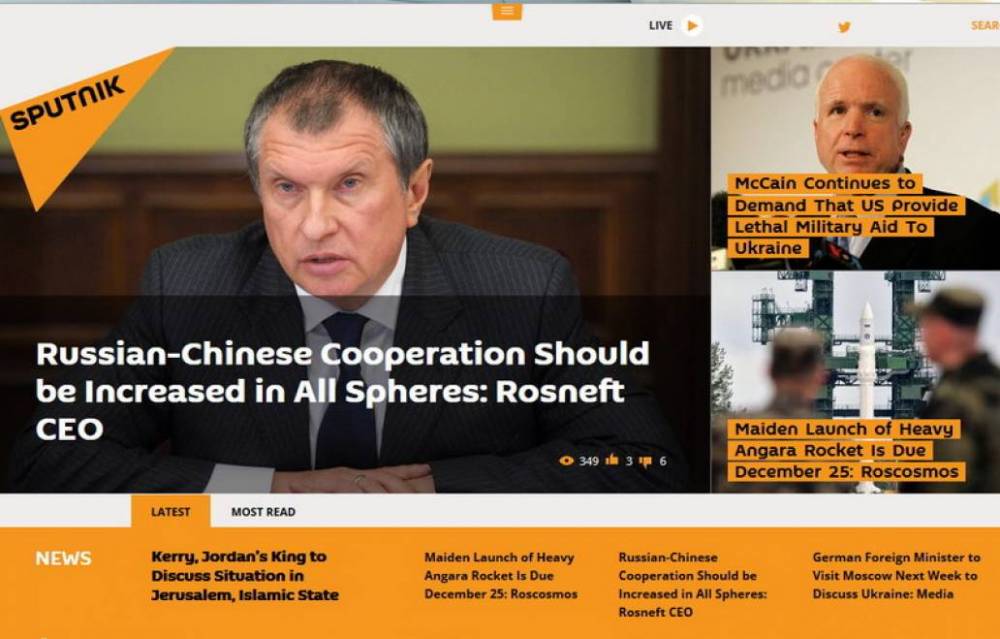 Letonia închide website-ul pro-Kremlin Sputnik, stârnind criticile Moscovei - sputniknews-1459608456.jpg