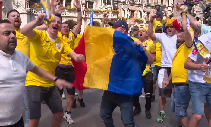 EURO 2024. Suporterii români fac spectacol pe străzile din Munchen, înainte de meciul ţării noastre cu Ucraina - suporteri-1718619931.jpg